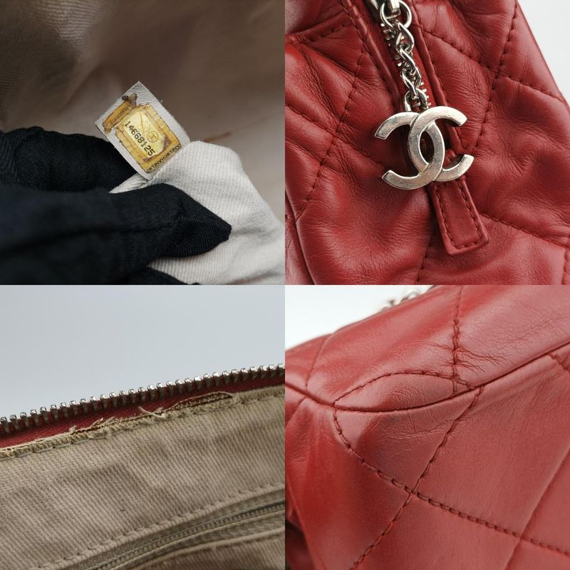 Chanelmatelasse Red Lambskin A49275 14668125