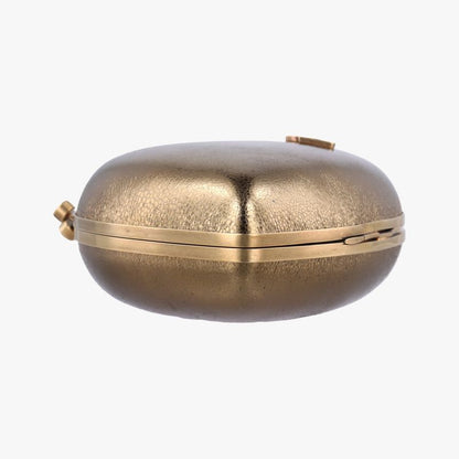 Yves Saint Laurentyves Saint Laurent Love Box Heart Shape Gold Leather 466212