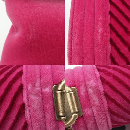 Chanel Boy Chanel Pink And Black Suede A67086 24406189