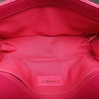 Chanel Boy Chanel Pink And Black Suede A67086 24406189