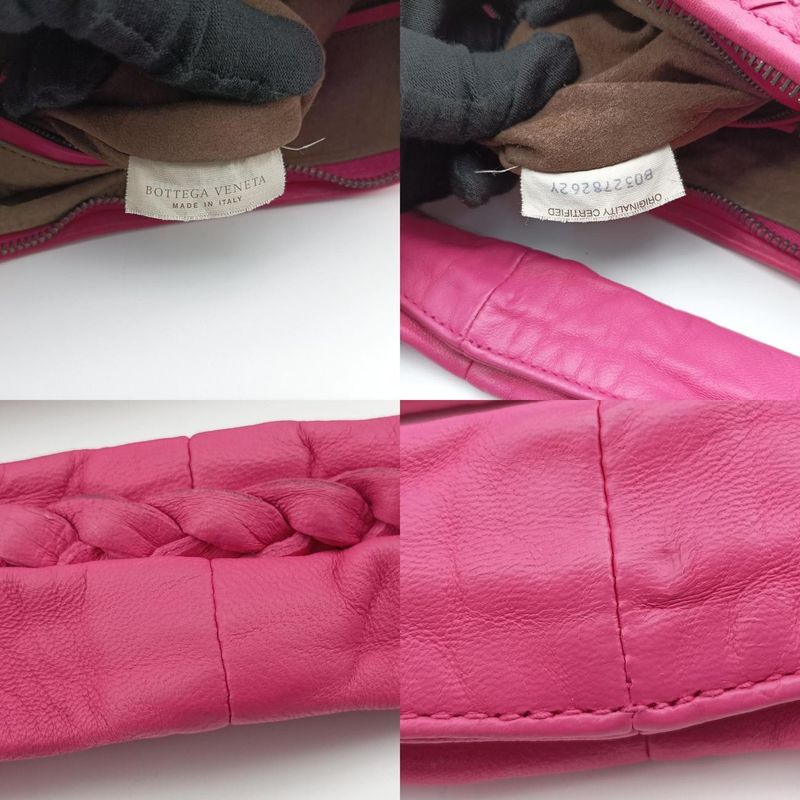 Bottega Veneta Intrecciato Rose Red Lambskin B03278262y