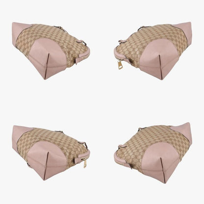 Gucciguccissima Bree Beige And Pink Canvas And Leather 323673 G015737322