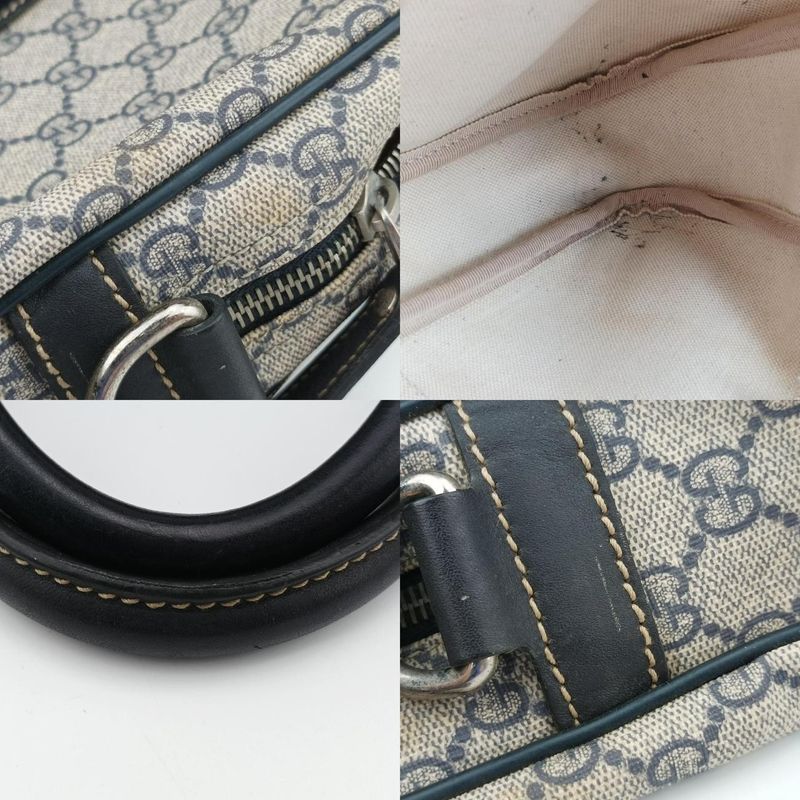 Gucci Diamante Beige And Black PVC Coated Canvas 208463 E013231809