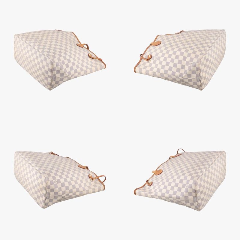 Louis Vuittonneverfull MM Azure Damier Canvas N51107 Sa3171