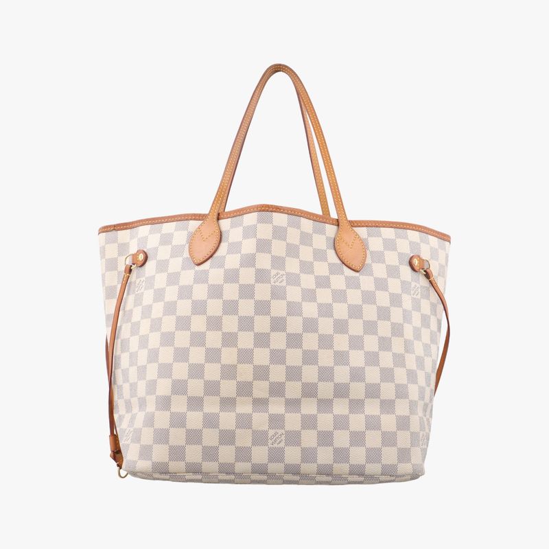 Louis Vuittonneverfull MM Azure Damier Canvas N51107 Sa3171
