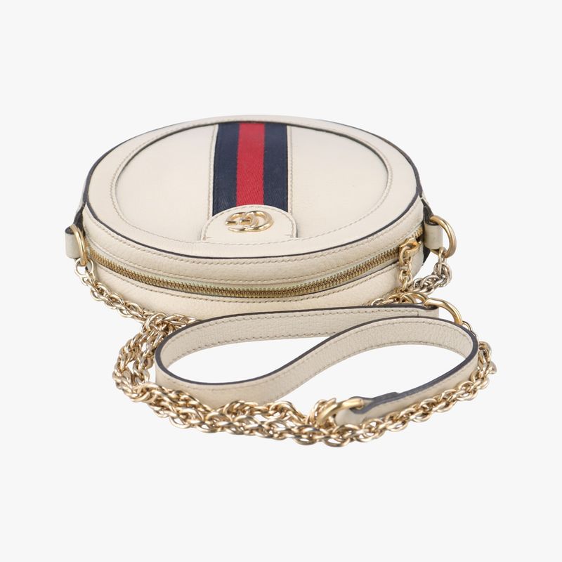 Gucci Ophidia White Red And Navy Leather 550618 Unknown Serial Number