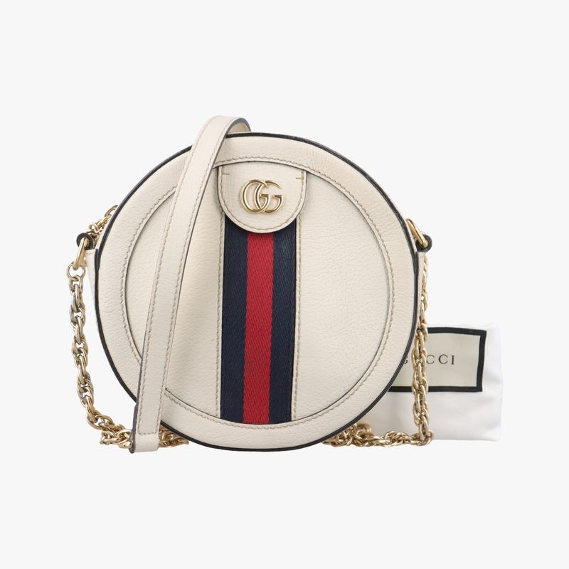 Gucci Ophidia White Red And Navy Leather 550618 Unknown Serial Number