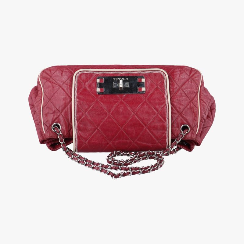 Chanel East West Red Lambskin A37694 12109680