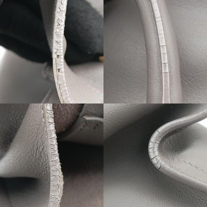 Yves Saint Laurentyves Saint Laurent Baby Cabas Su Grey Leather 394461 Grp394461