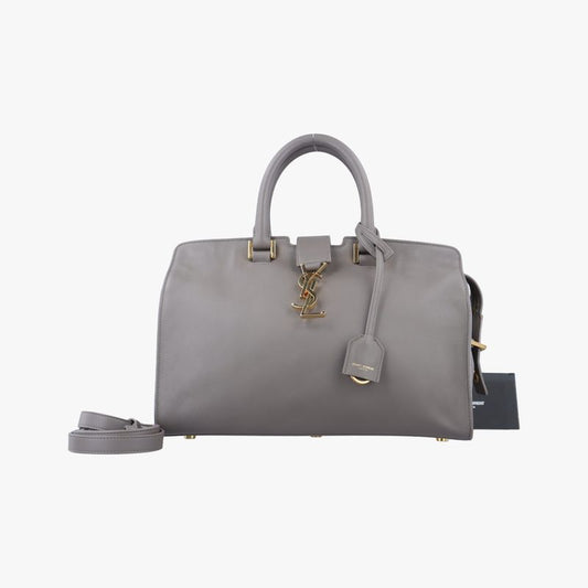 Yves Saint Laurentyves Saint Laurent Baby Cabas Su Grey Leather 394461 Grp394461