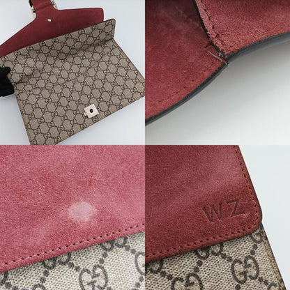 Gucci Dionysus Beige Red And Multicolor PVC Coated Canvas And Suede 400249