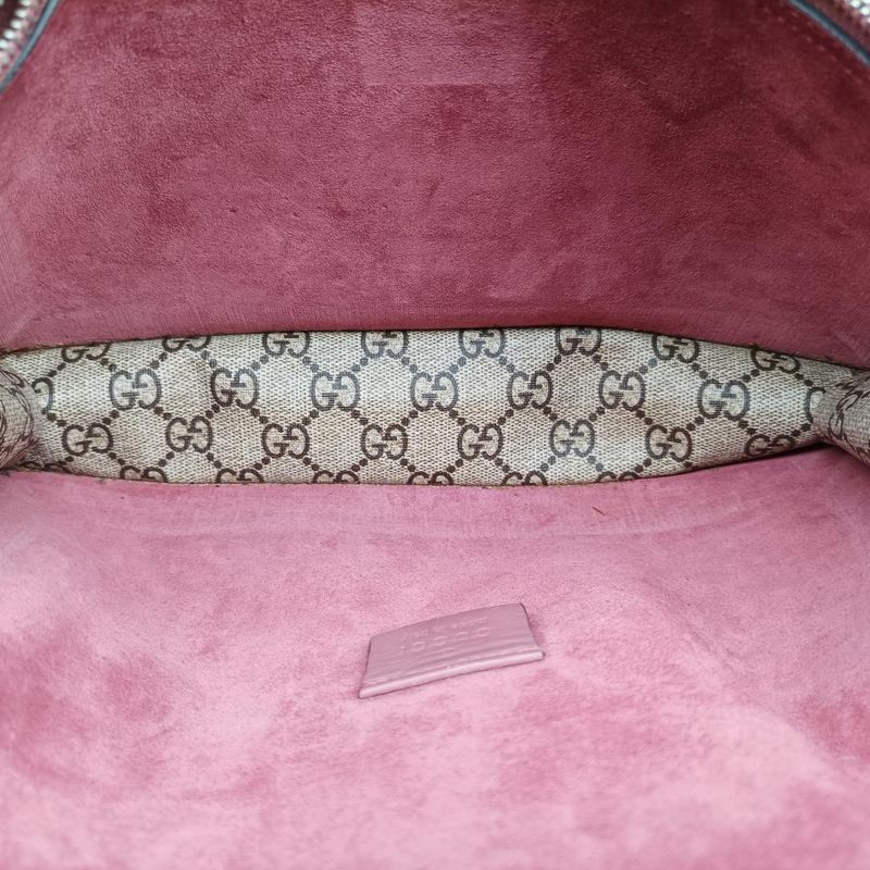 Gucci Dionysus Beige Red And Multicolor PVC Coated Canvas And Suede 400249