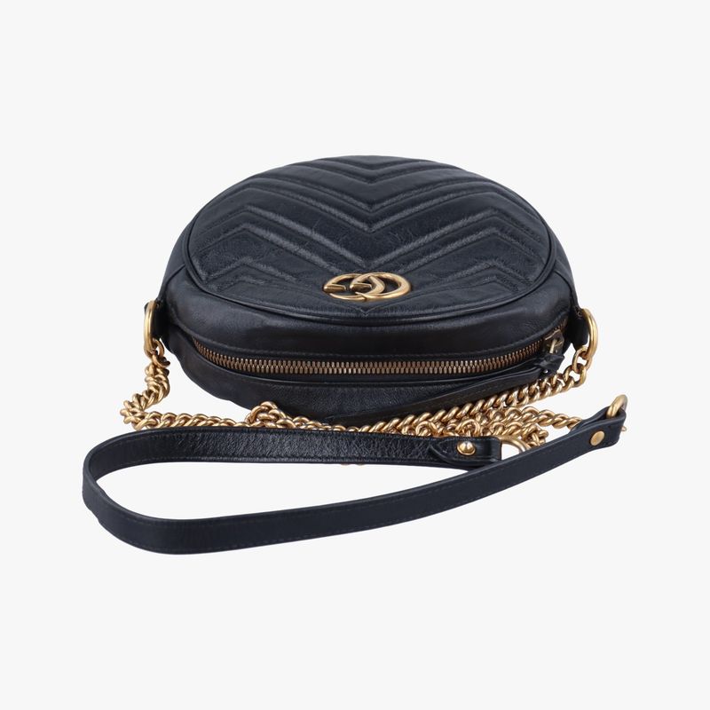 Guccigg Marmont Black Leather 550154 F027920021
