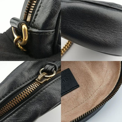 Guccigg Marmont Black Leather 550154 F027920021