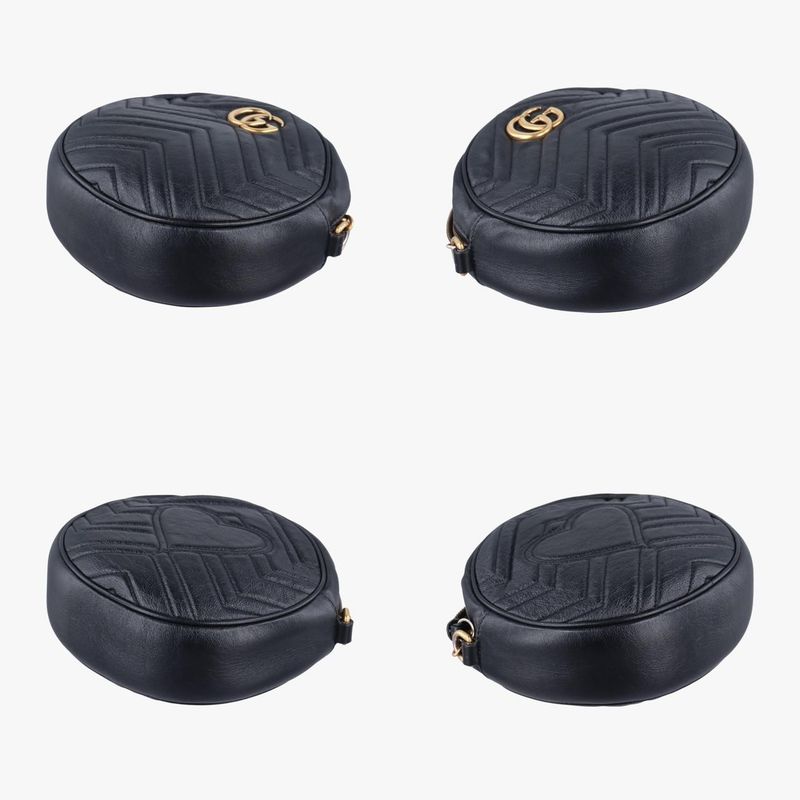 Guccigg Marmont Black Leather 550154 F027920021