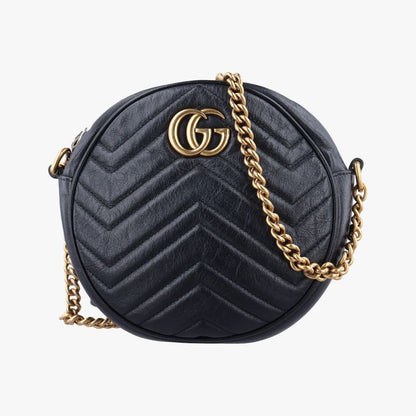 Guccigg Marmont Black Leather 550154 F027920021