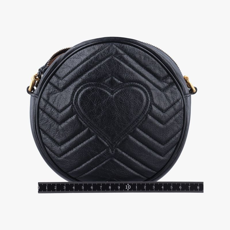 Guccigg Marmont Black Leather 550154 F027920021