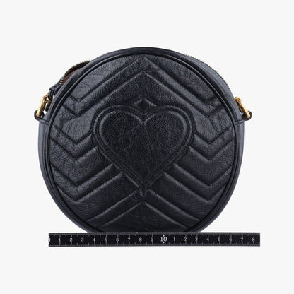 Guccigg Marmont Black Leather 550154 F027920021