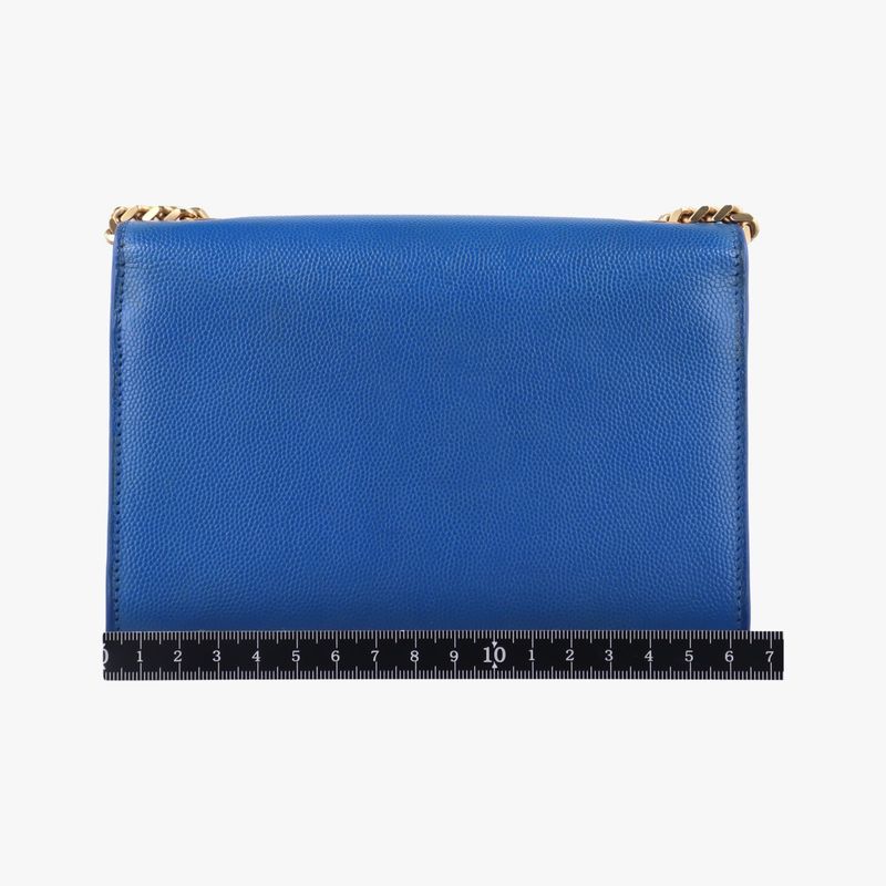 Yves Saint Laurentyves Saint Laurent Kate Blue Caviar Skin 354121 Tct3541211114