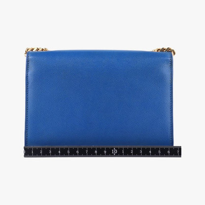 Yves Saint Laurentyves Saint Laurent Kate Blue Caviar Skin 354121 Tct3541211114