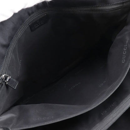 Gucci Nylon Canvas Black Unisex Shoulder Bag