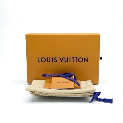 Louis Vuitton Upper Case Line Loafers Leather Shoes Leather Black Gold Chain