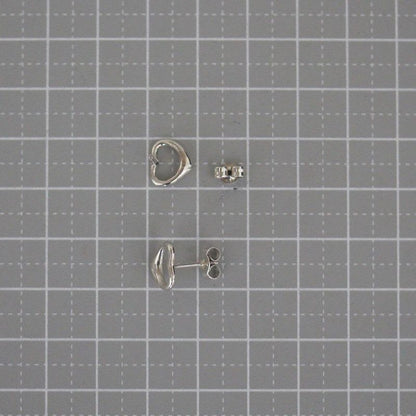 Tiffany & Co Open Heart Earrings 925 Earring Back External E1594