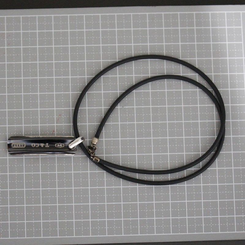 Tiffany & Co 1837 Necklace Titanium Silver 925 E1917