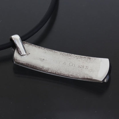Tiffany & Co 1837 Necklace Titanium Silver 925 E1917