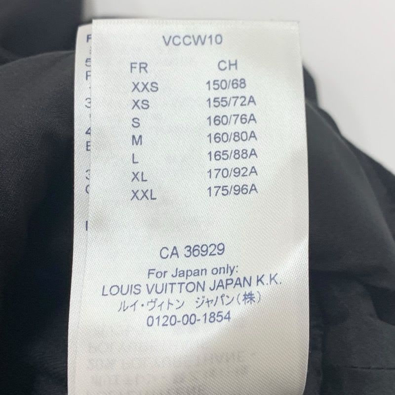 Louis Vuitton Dress Black Silver Sleeveless Ruffle
