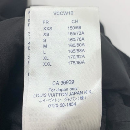Louis Vuitton Dress Black Silver Sleeveless Ruffle