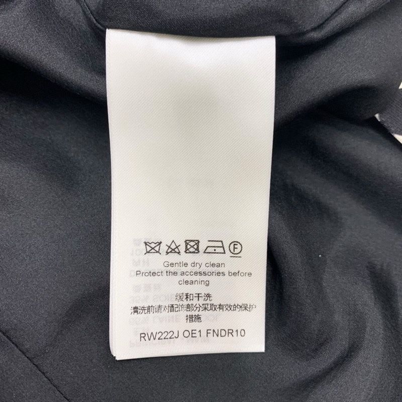 Louis Vuitton Dress Black White Dot Ribbon Sleeveless