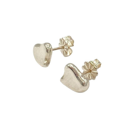Tiffany & Co Tiffany & Co Full Heart Earrings Sv925 28g Silver Ladies