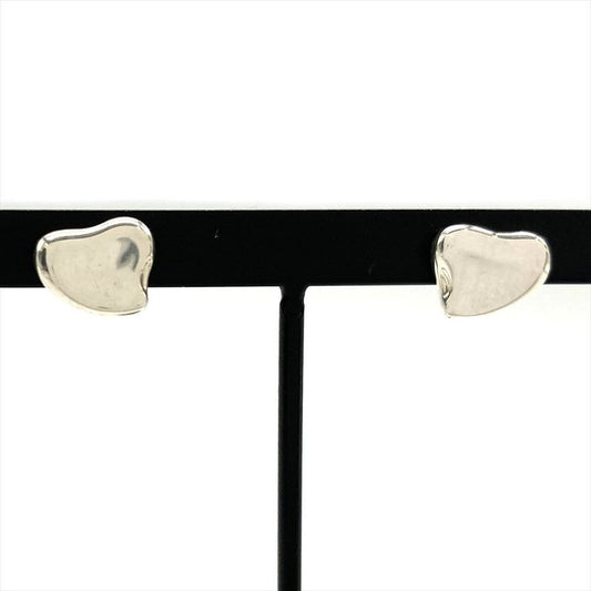 Tiffany & Co Tiffany & Co Full Heart Earrings Sv925 28g Silver Ladies