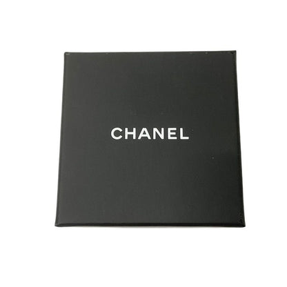 Chanel Earrings Earring Gold White Pink Hoop Coco Mark Flower Rhinestone