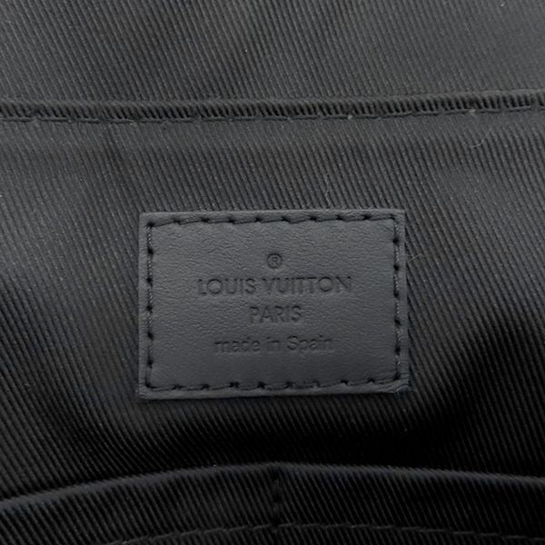 Louis Vuitton Shoulder Bag Take Off Messenger Grain Leather Noir Black Matte