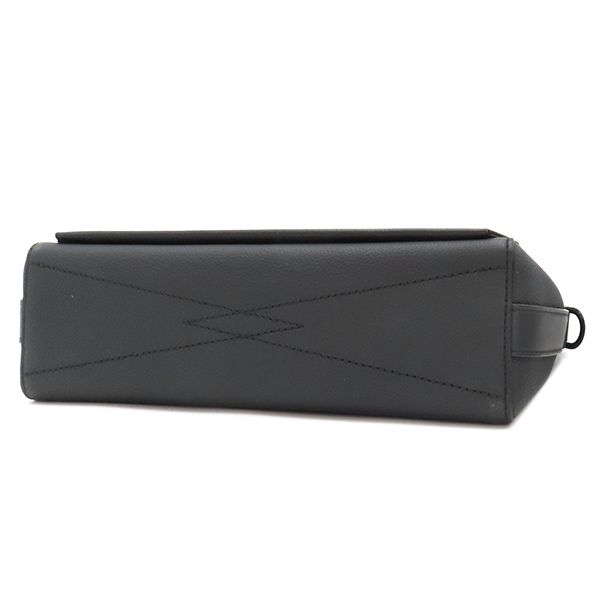 Louis Vuitton Shoulder Bag Take Off Messenger Grain Leather Noir Black Matte