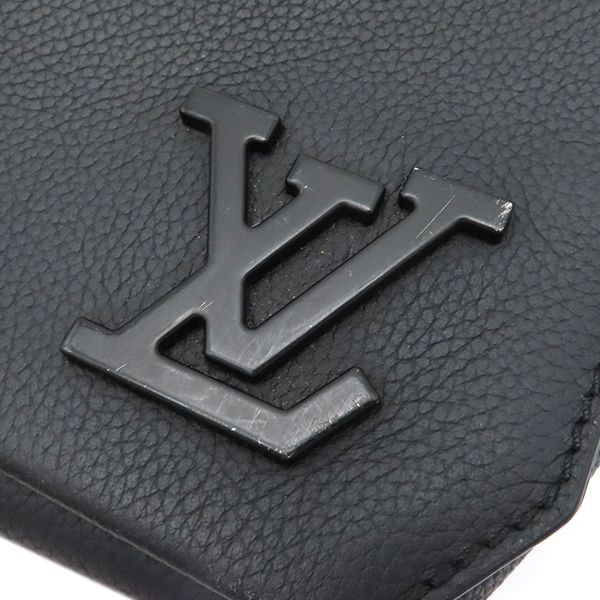 Louis Vuitton Shoulder Bag Take Off Messenger Grain Leather Noir Black Matte
