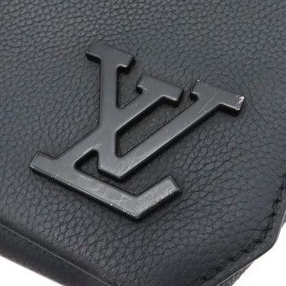 Louis Vuitton Shoulder Bag Take Off Messenger Grain Leather Noir Black Matte