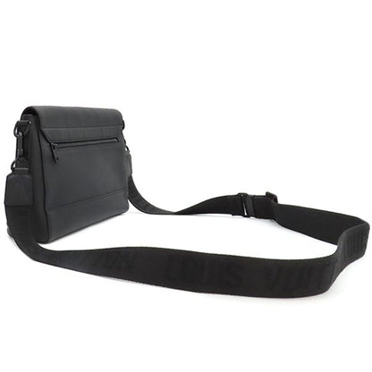 Louis Vuitton Shoulder Bag Take Off Messenger Grain Leather Noir Black Matte