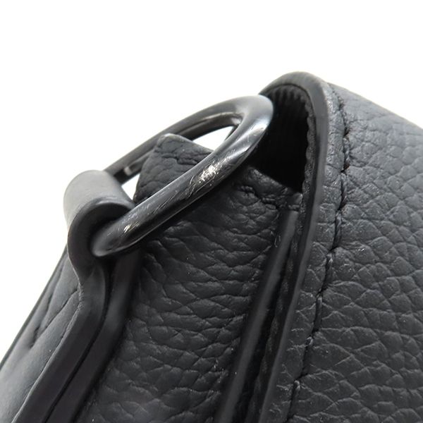 Louis Vuitton Shoulder Bag Take Off Messenger Grain Leather Noir Black Matte