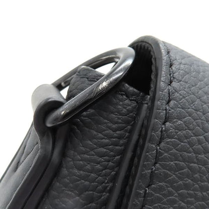 Louis Vuitton Shoulder Bag Take Off Messenger Grain Leather Noir Black Matte