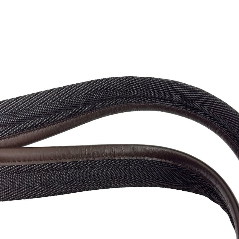 Prada Tote Bag - B9027 Dark Brown Leather Tag Leather