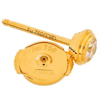 Cartier D'amour Earrings Diamond B8301405 18K Yellow Gold 14g SM Yellow Gold