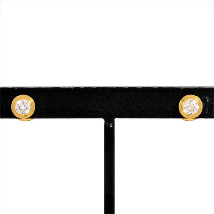 Cartier D'amour Earrings Diamond B8301405 18K Yellow Gold 14g SM Yellow Gold