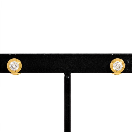 Cartier D'amour Earrings Diamond B8301405 18K Yellow Gold 14g SM Yellow Gold