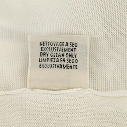 Hermes Cardigan Size 36 S Women - White Long Sleeves Long Length Shell Buttons