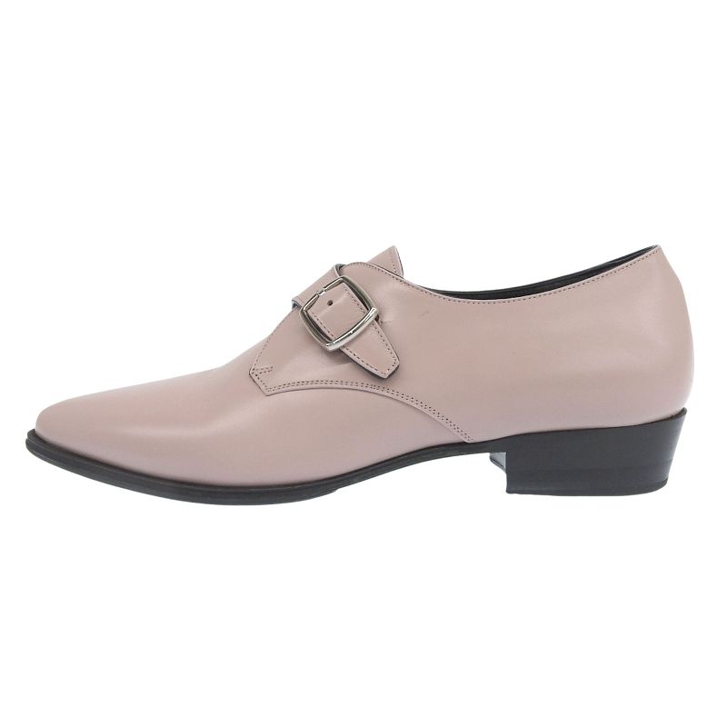 Celine Jacno Jacuno Monk Strap Leather Shoes Dress Shoes Pink 36.5 Made In