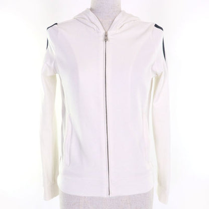 Prada 138468 R142 D8R Cotton Rubber Logo Sideline Zip-up Hoodie Sweatpants