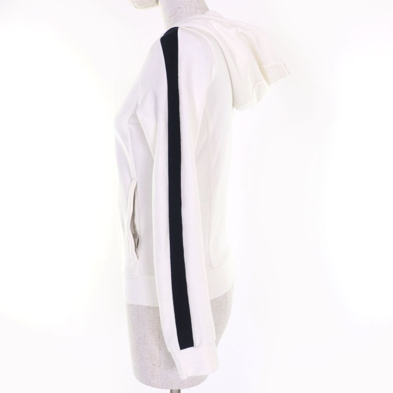 Prada 138468 R142 D8R Cotton Rubber Logo Sideline Zip-up Hoodie Sweatpants